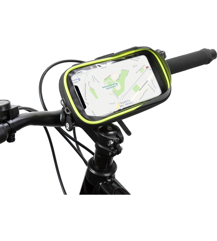 CUSTODIA PORTA CELLULARE PER BICI IN MICROFIBRA, 19X11X5,5 CM